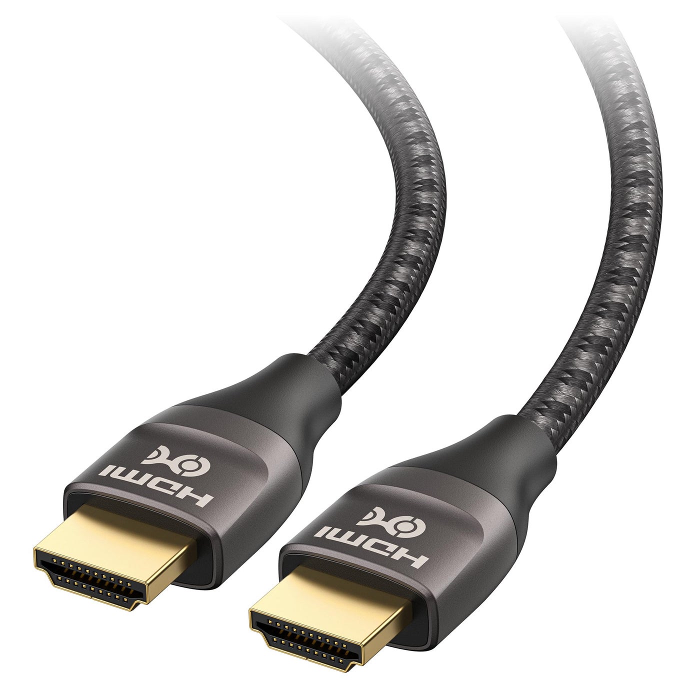 Cable Matters Premium Braided 48Gbps Ultra HD 8K HDMI Cable 6.6 ft / 2m with 8K@60Hz, 4K@240Hz and HDR Support for PS5, Xbox Series X/S, RTX3080 / 3090, RX 6800/6900, Apple TV and More in Black